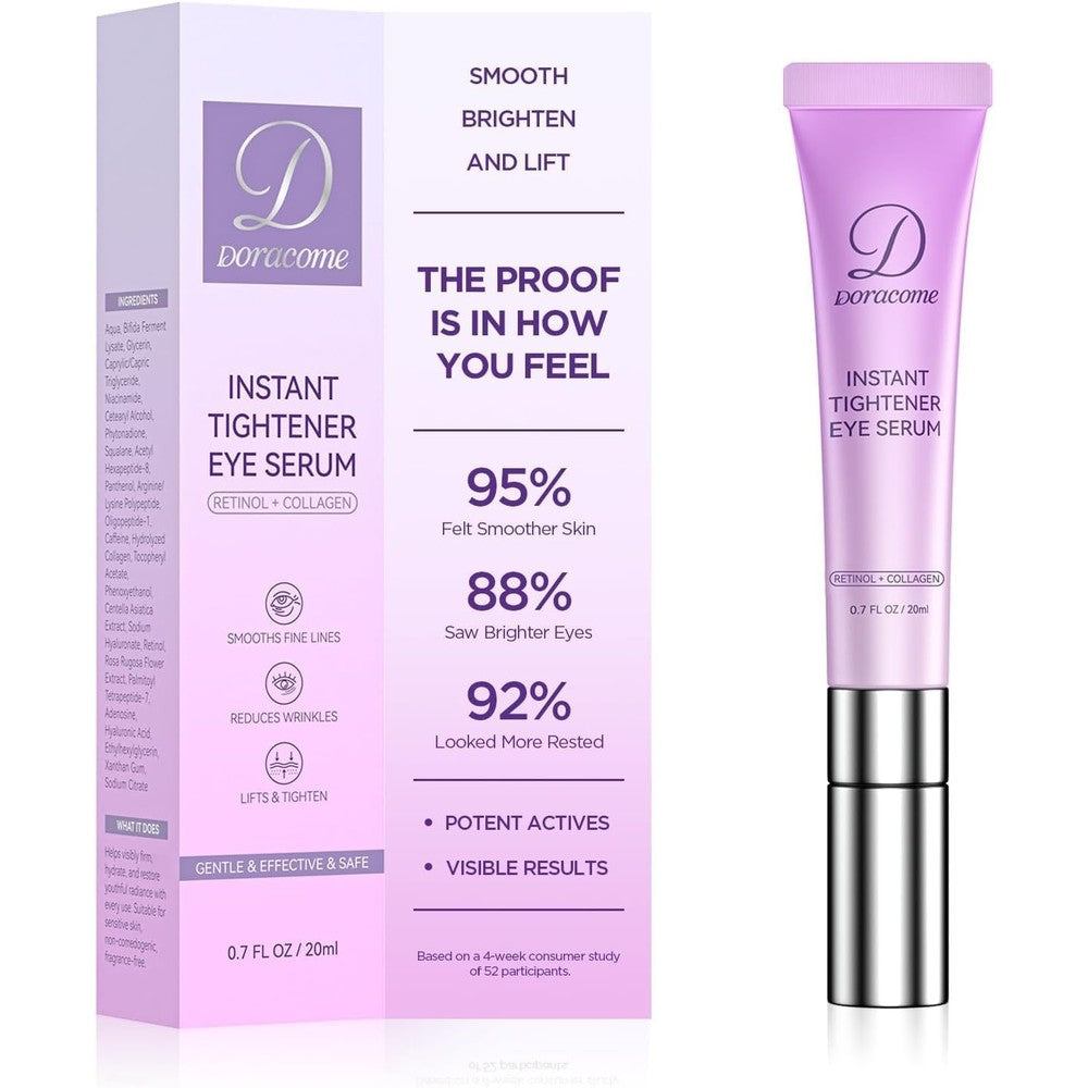 Doracome Caffeine and Retinol Under Eye Serum front view