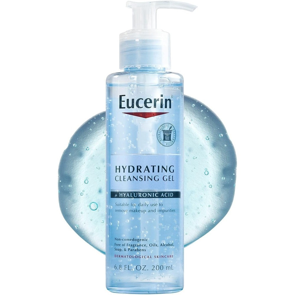 Eucerin Hydrating Cleansing Gel front view bottle