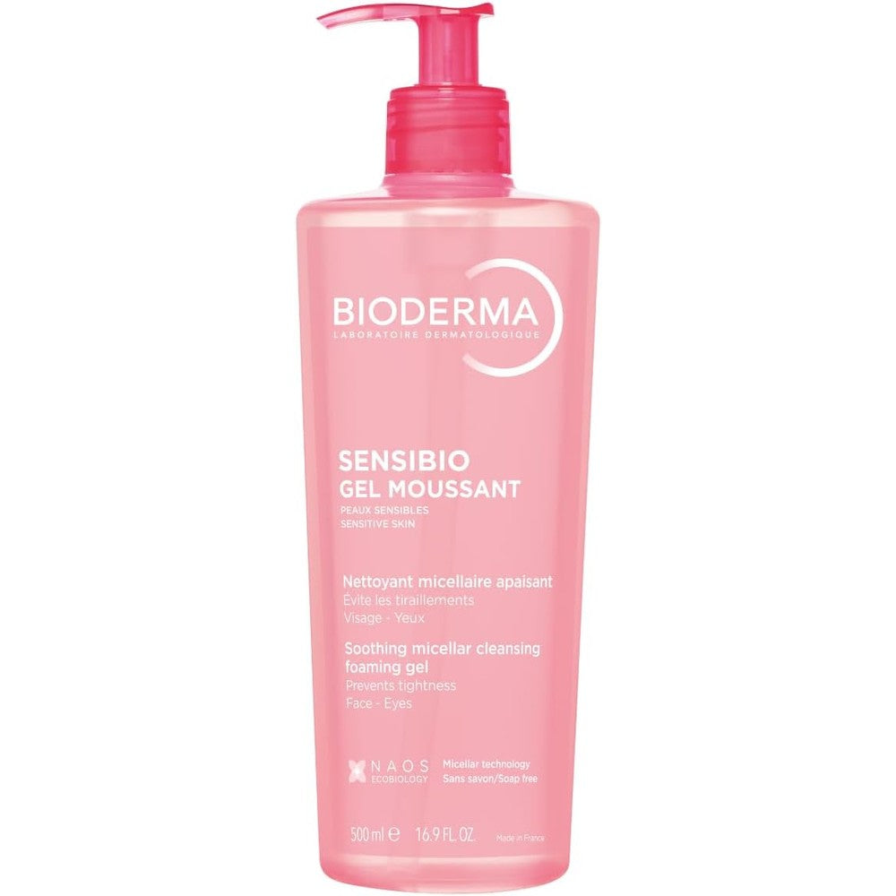 Bioderma Sensibio Foaming Gel front bottle view