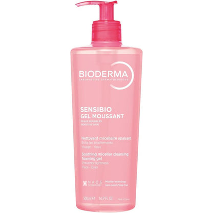 Bioderma Sensibio Foaming Gel front bottle view