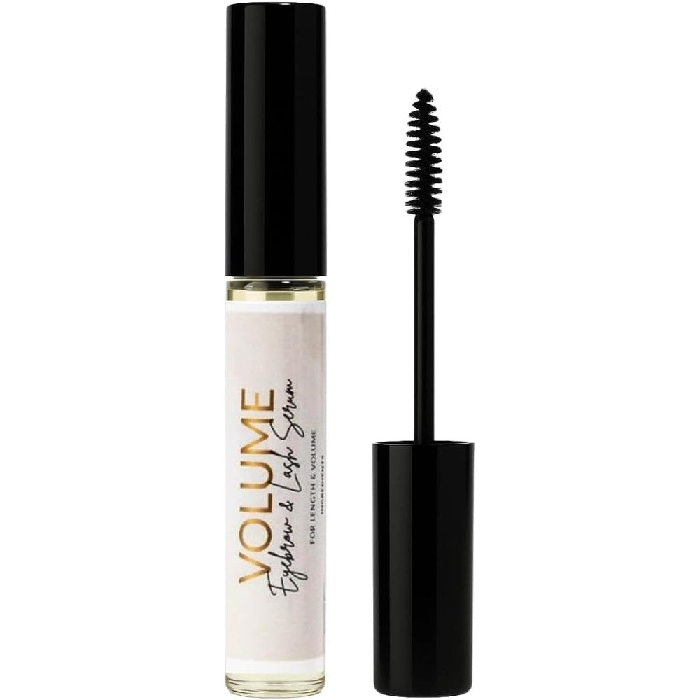 Bask & Lather Volume Eyebrow and Lash Serum bottle front view