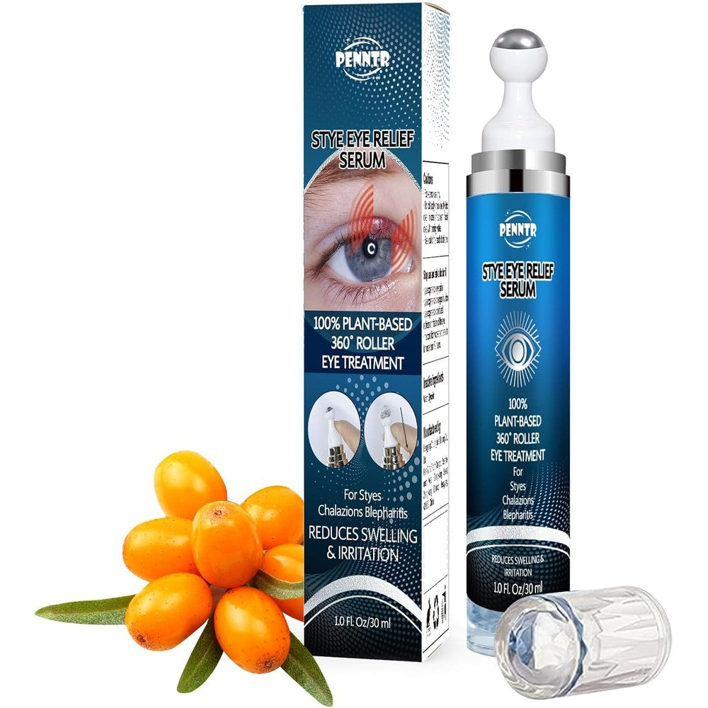 Penntr Stye Eye Treatment Serum front view with rollerball applicator