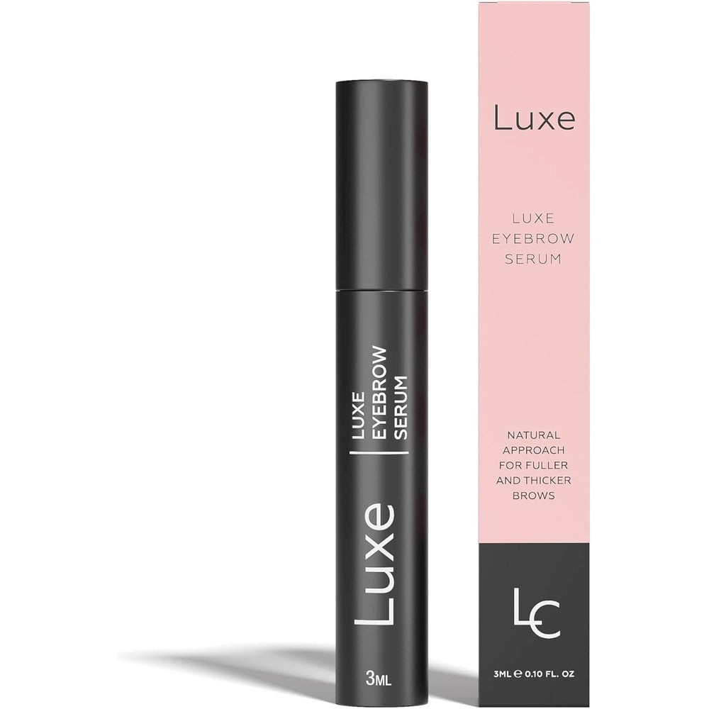 Luxe Cosmetics Eyebrow Serum 3 milliliters bottle front view