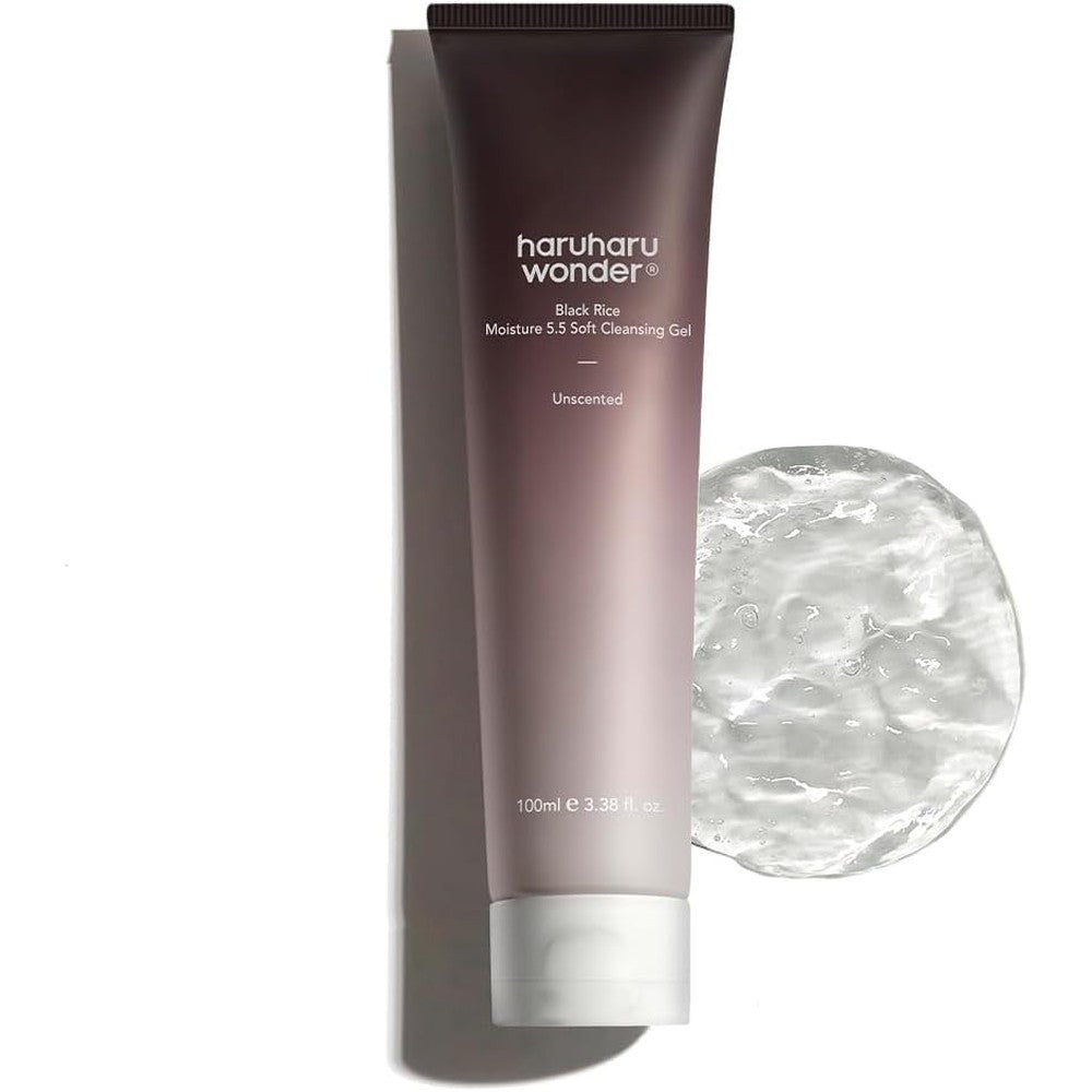 Haruharu Wonder Black Rice Moisture 5.5 Soft Cleansing Gel front view