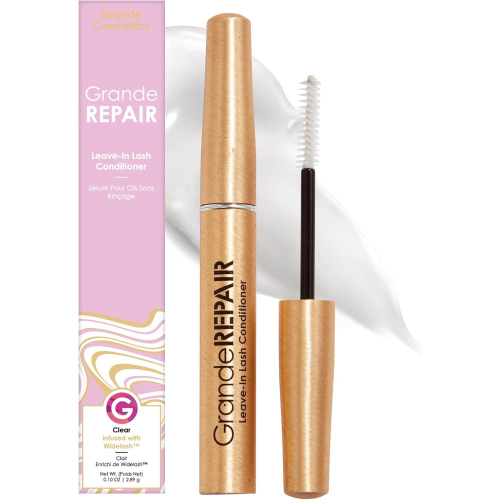 Grande Cosmetics GrandeREPAIR Leave In Lash Conditioner clear tube with applicator