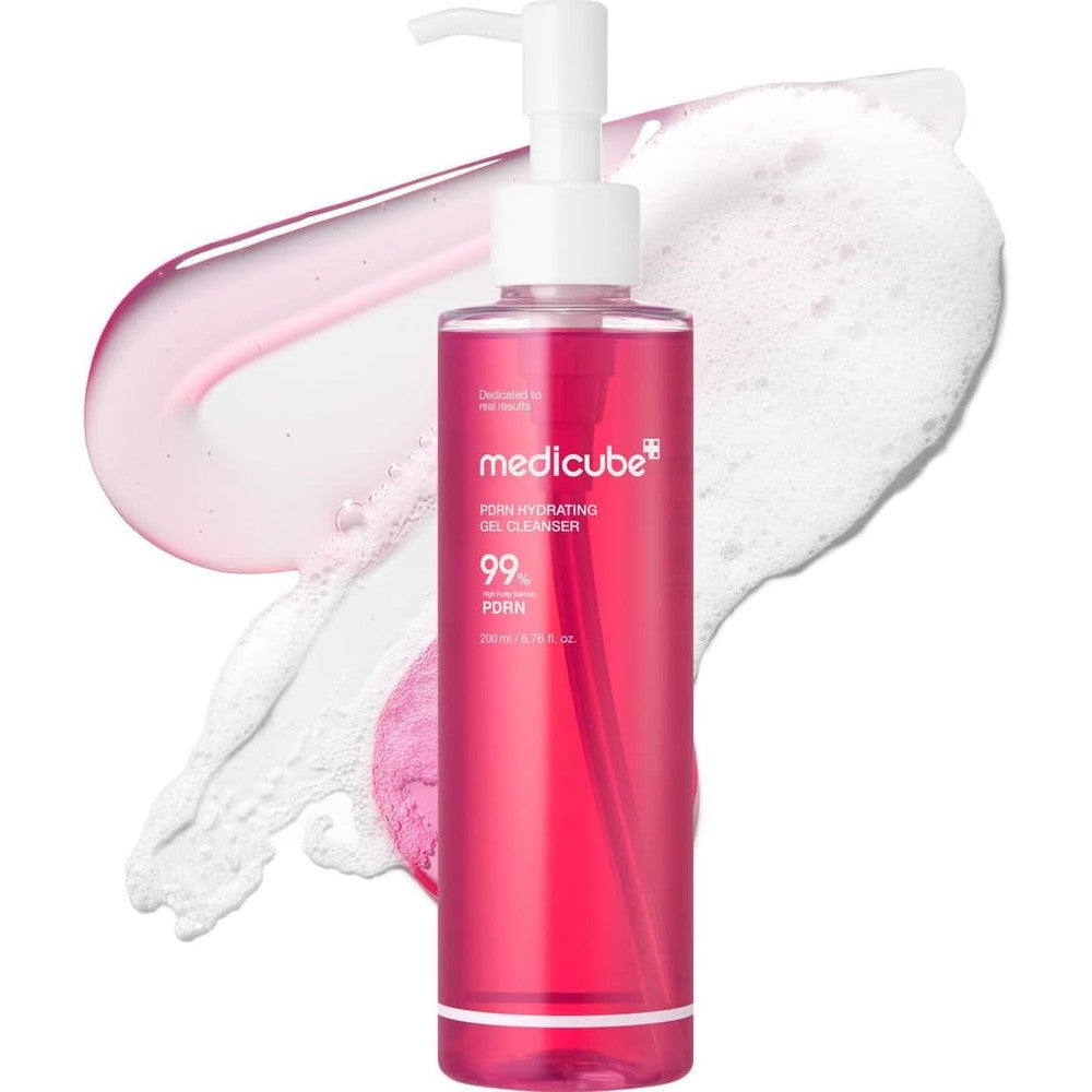 Medicube PDRN Jelly to Foam Cleanser 200ml bottle front view