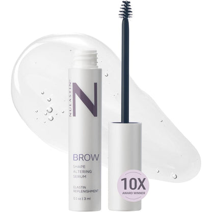 Nulastin Shape Altering Eyebrow Serum front view bottle packaging