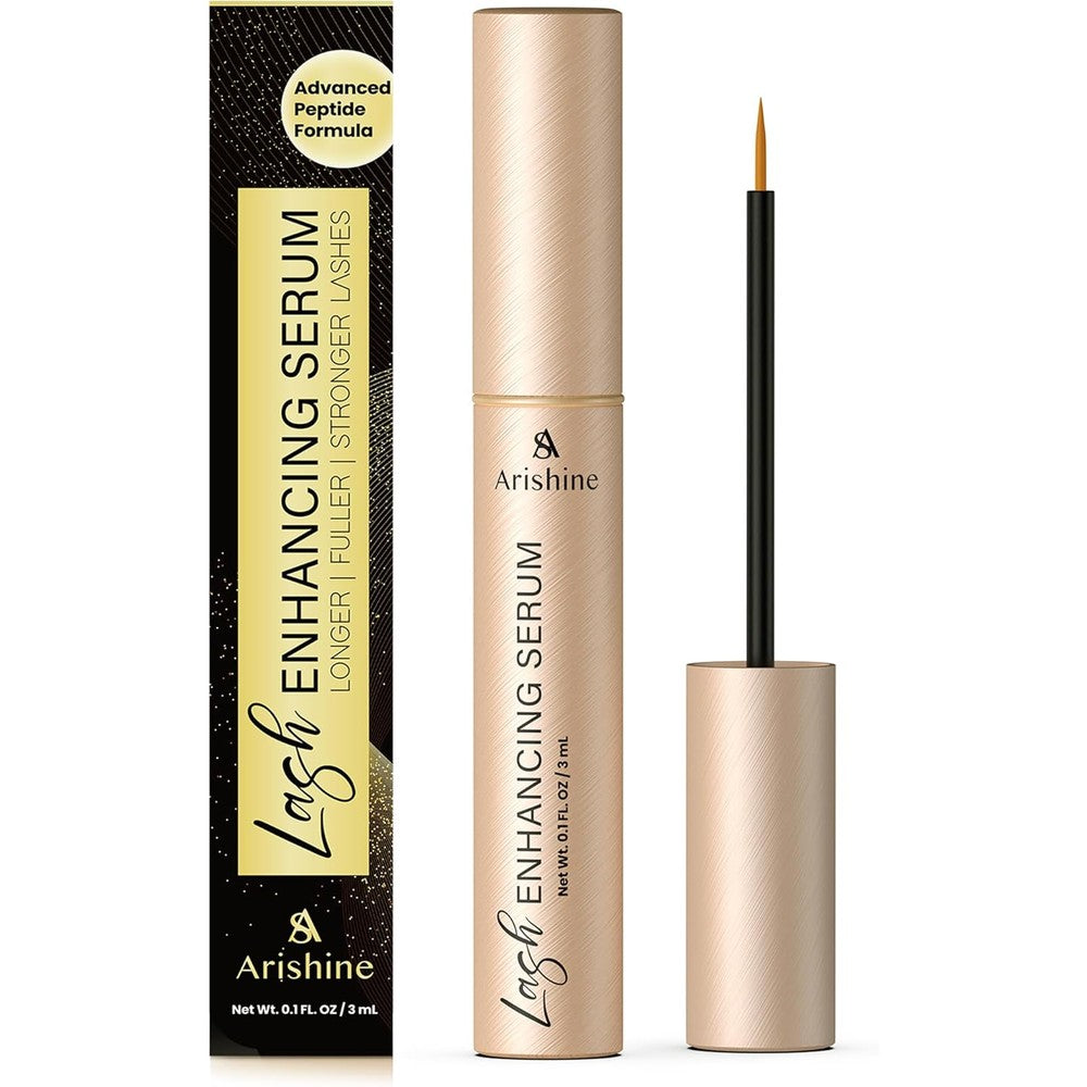 Arishine peptide lash and brow growth serum 3 milliliters front view