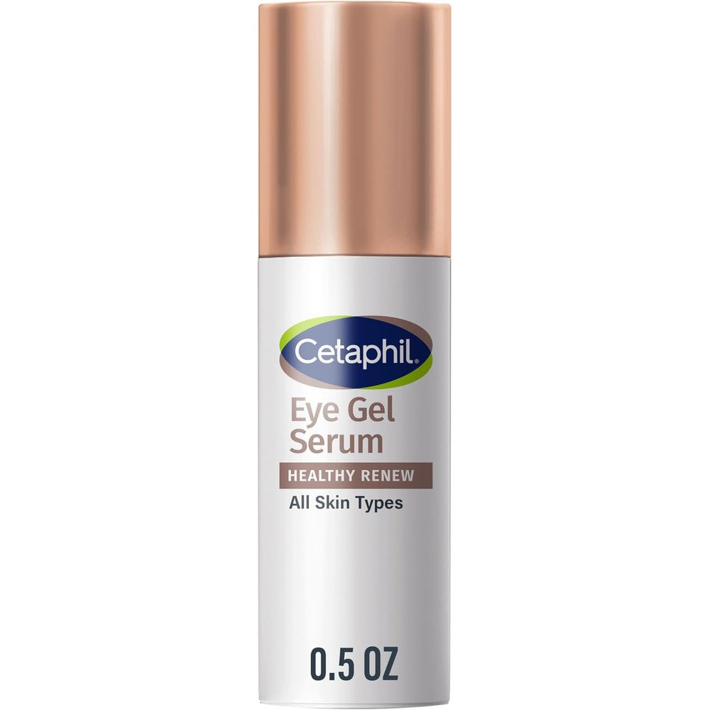 Cetaphil Healthy Renew Hydrating Eye Gel Serum front view of packaging tube for anti aging skincare