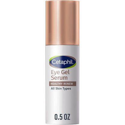 Cetaphil Healthy Renew Hydrating Eye Gel Serum front view of packaging tube for anti aging skincare