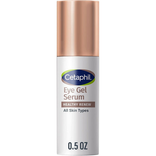 Cetaphil Healthy Renew Hydrating Eye Gel Serum front view of packaging tube for anti aging skincare