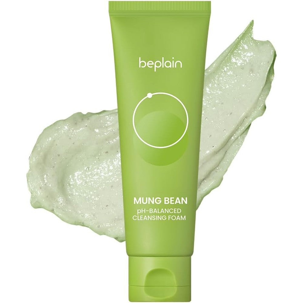 Beplain Mung Bean pH-Balanced Cleansing Foam front view