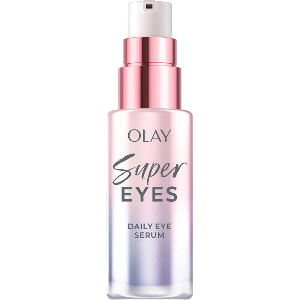 Olay Super Eye Serum 0.45 oz bottle for dark circles and puffiness treatment