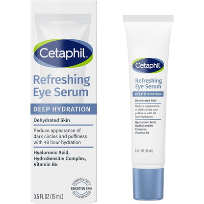 Cetaphil Deep Hydration Refreshing Under Eye Serum front view on a clean background