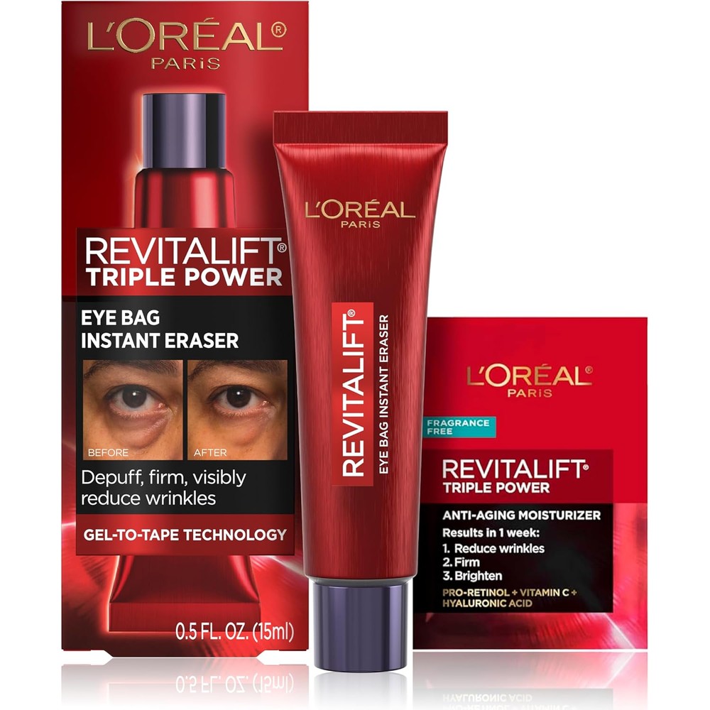 L'Oreal Paris Revitalift Triple Power Eye Bag Instant Eraser front view