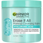 Garnier Erase It All Makeup Cleansing Balm front view jar packaging
