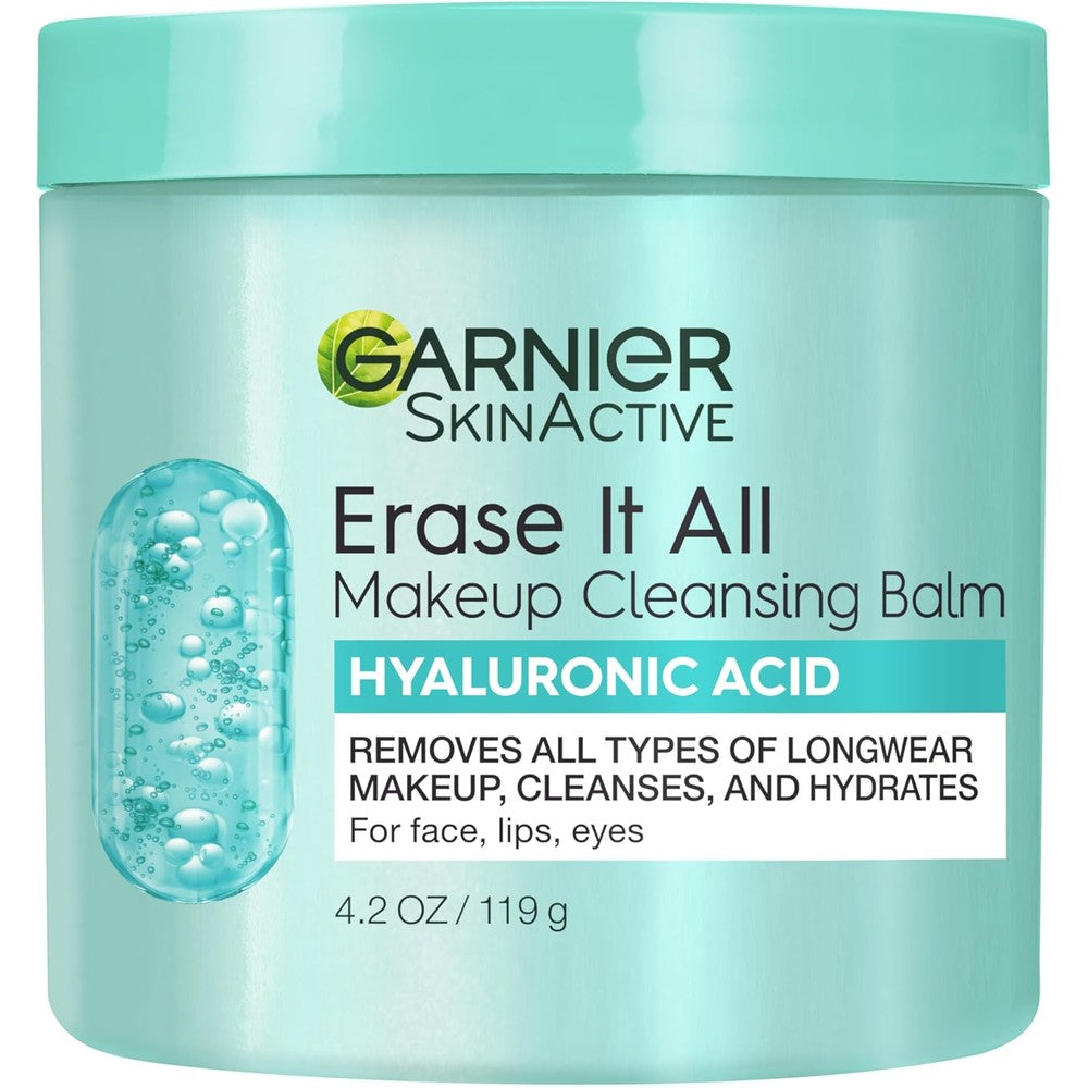 Garnier Erase It All Makeup Cleansing Balm front view of the container