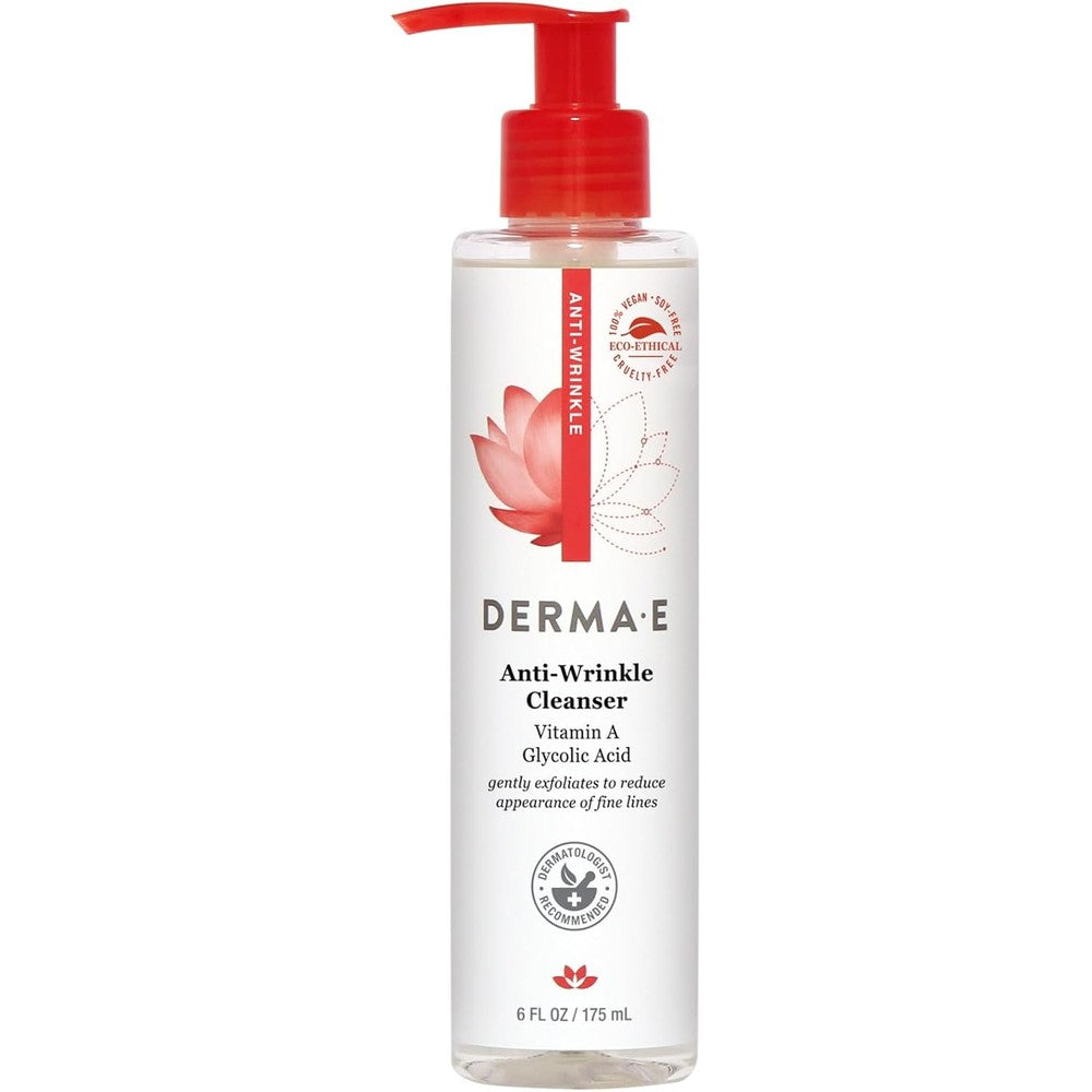 Derma E Anti-Wrinkle Cleanser bottle front view