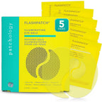 Patchology illuminating eye gel masks front view packaging container