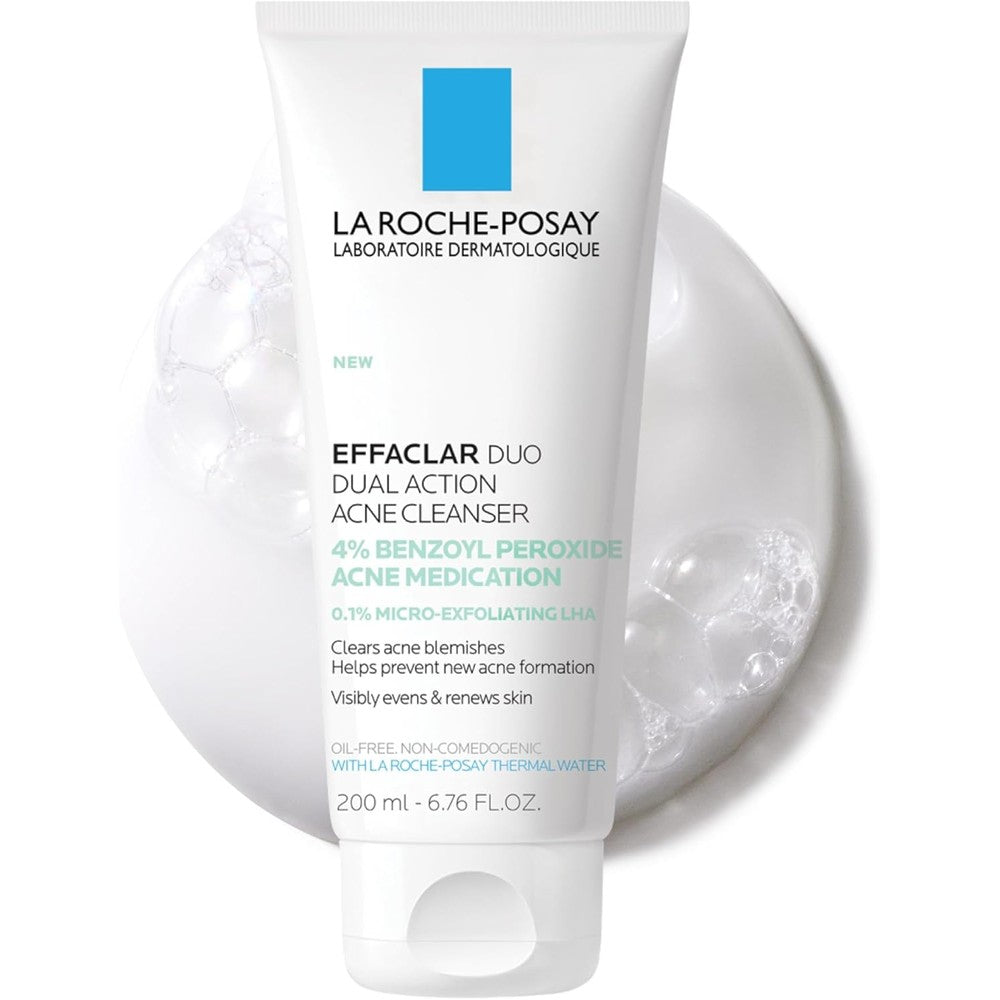 La Roche-Posay Effaclar Dual Action Acne Face Wash front view