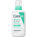 CeraVe Balancing Air Foam Face Wash front bottle view