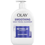 Olay Smoothing Daily Facial Cleanser front view bottle packaging