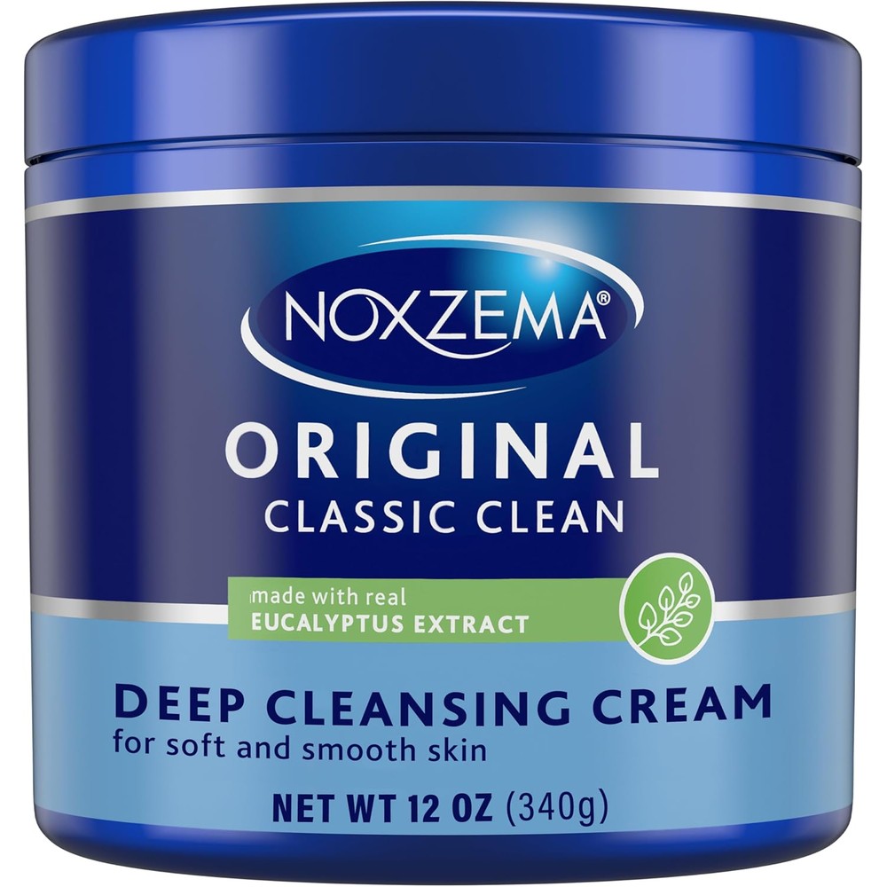 Noxzema Classic Clean Original Deep Cleansing Cream 12 Ounce jar front view