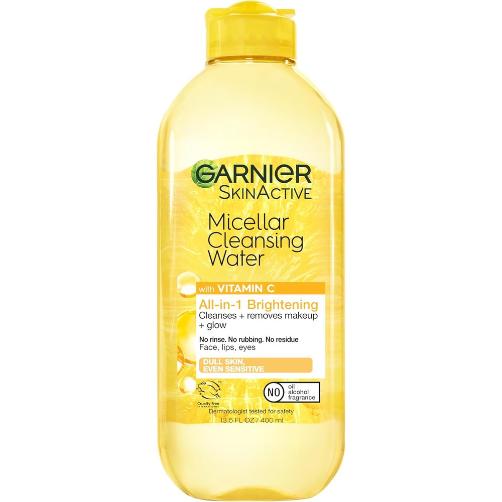 Garnier SkinActive Micellar Cleansing Water with Vitamin C front view