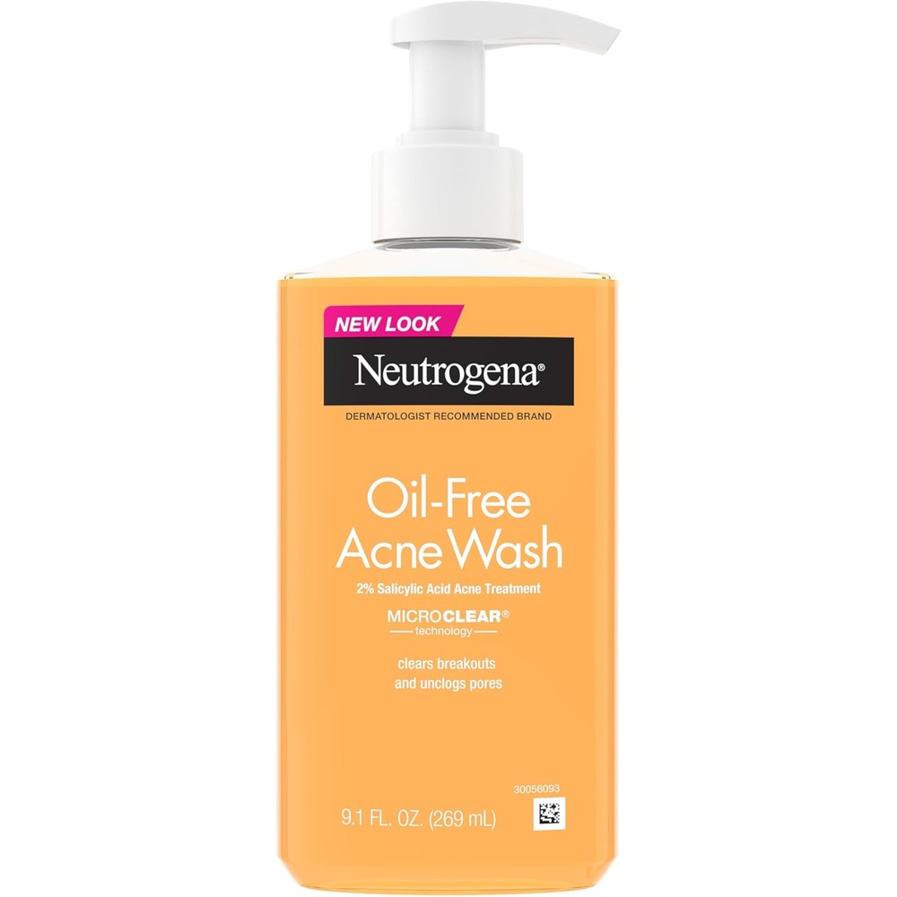 Neutrogena Oil-Free Acne face wash 2% salicylic acid for breakout-prone skin