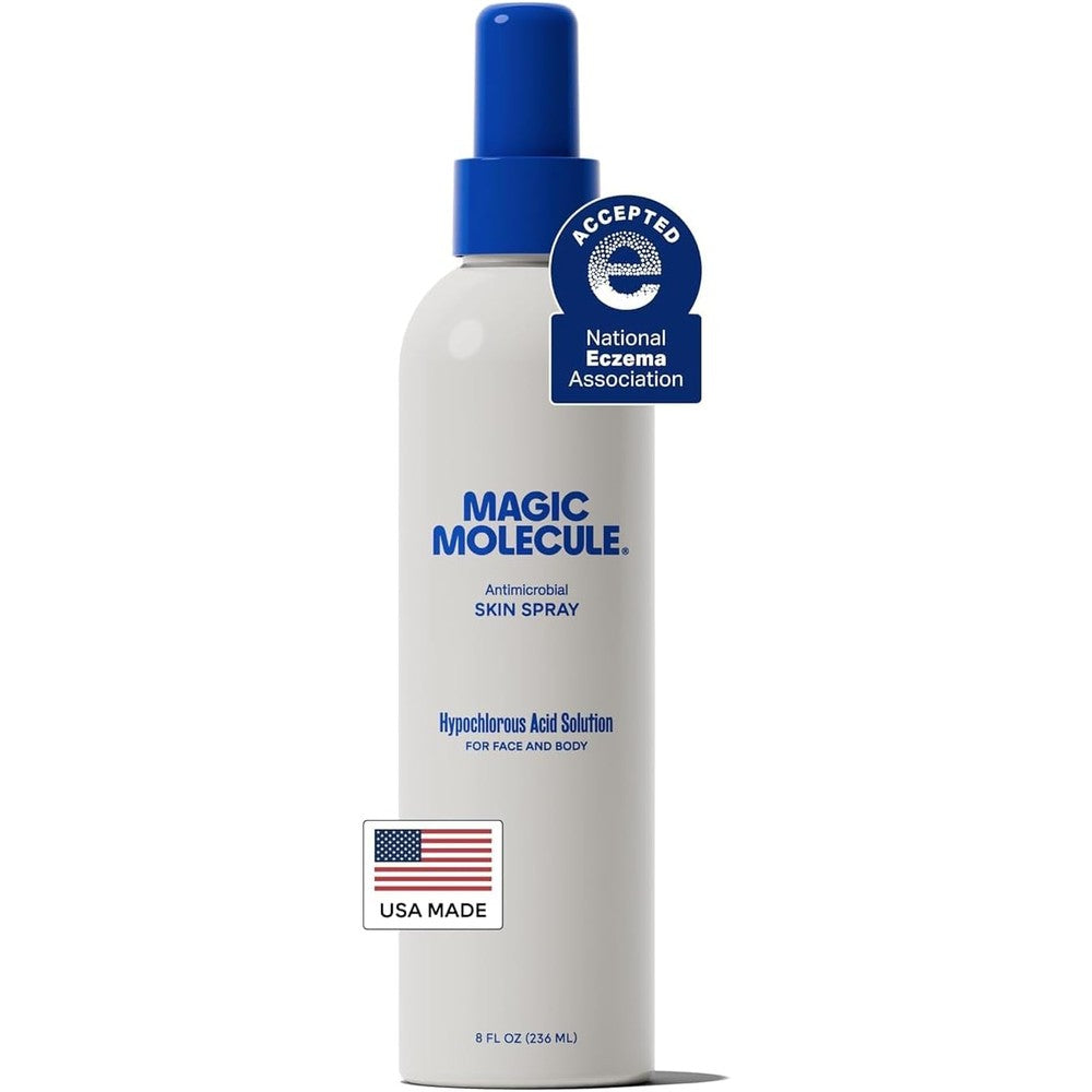 Magic Molecule Hypochlorous Acid Spray 8 oz bottle for sensitive skin cleansing