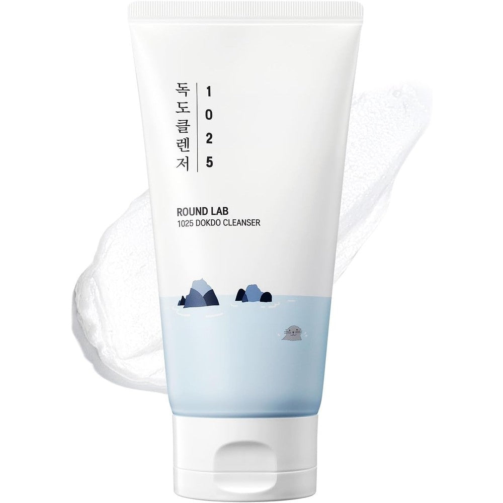 Round Lab 1025 Dokdo Foam Facial Cleanser front bottle packaging