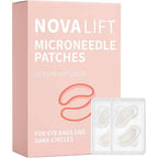 Novalift MicroGlow Microneedle Eye Patches front box view packaging