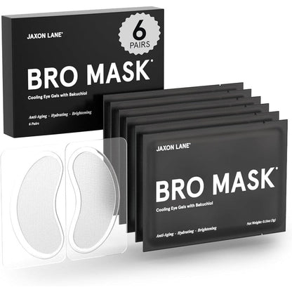 Jaxon Lane Bro Mask under eye patches front view for men grooming routine