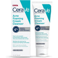 CeraVe acne foaming cream cleanser front packaging view
