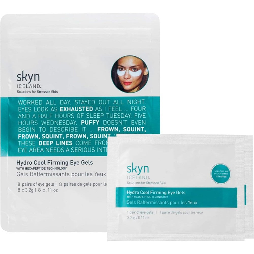 Skyn Iceland Hydro Cool Firming Eye Gels front view product packaging