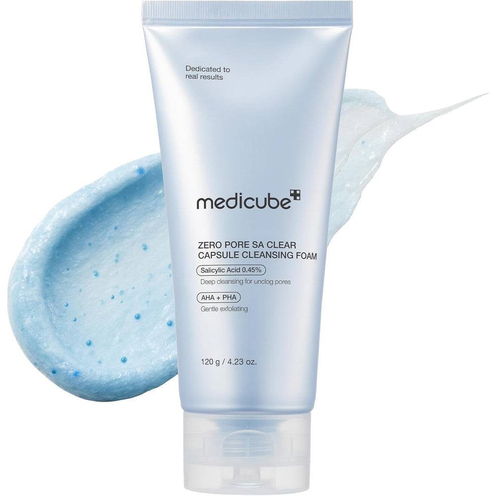 Medicube Zero Pore SA Clear Capsule Cleansing Foam front view