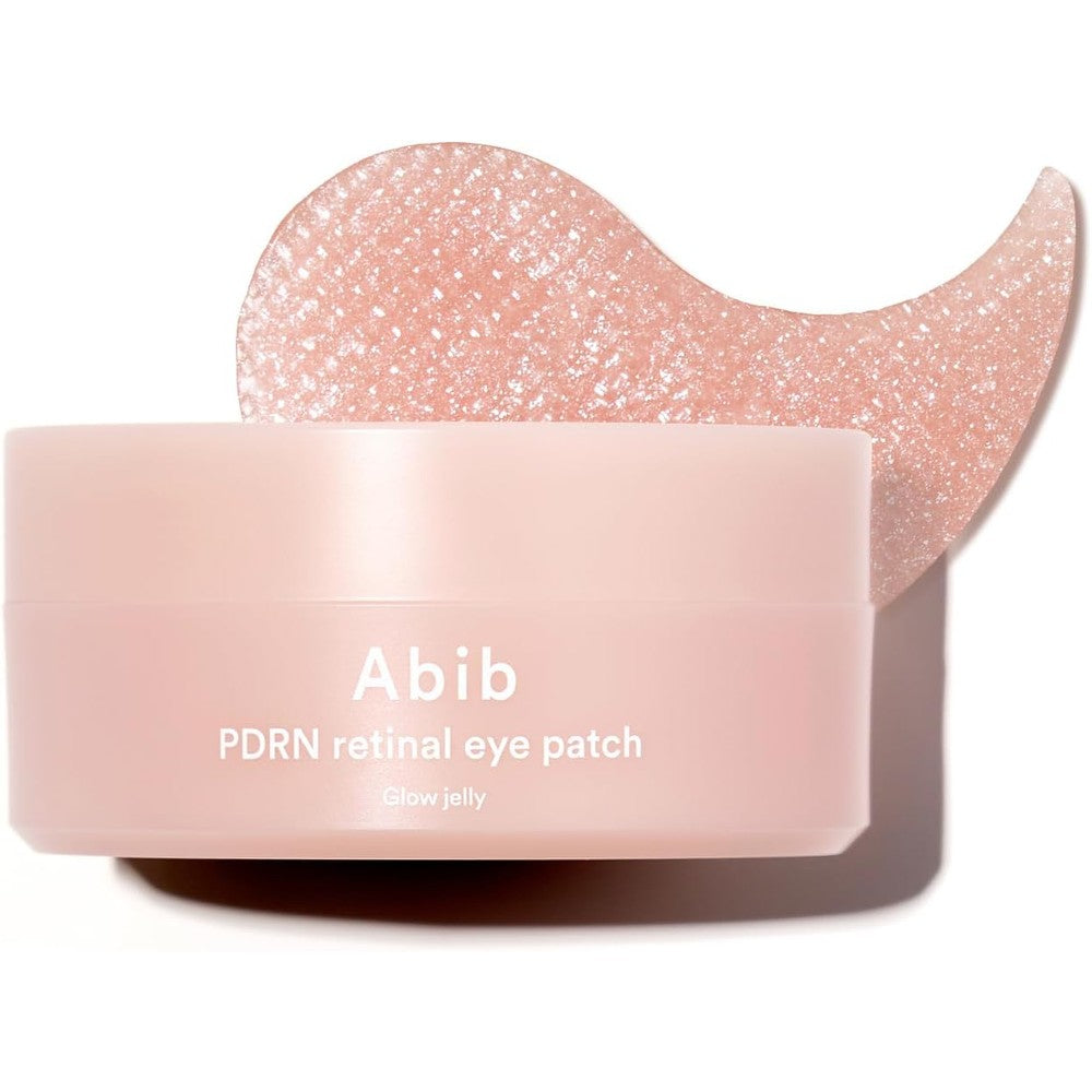 Abib PDRN Retinal Eye Patch Glow Jelly jar front view showing packaging details