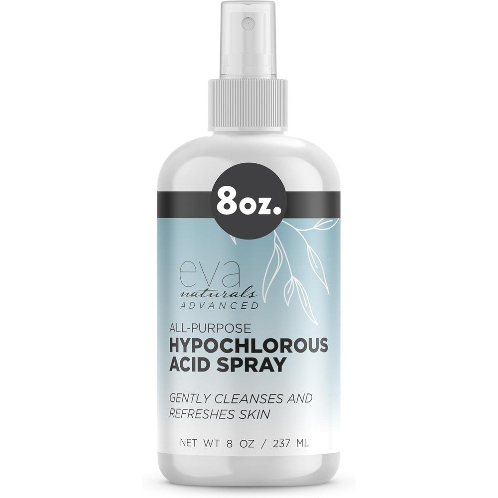 Eva Naturals Hypochlorous Acid Face and Body Mist bottle front view