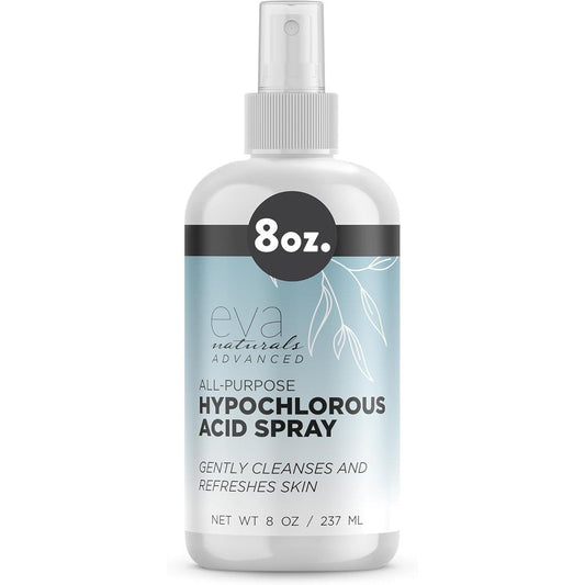 Eva Naturals Hypochlorous Acid Face and Body Mist bottle front view