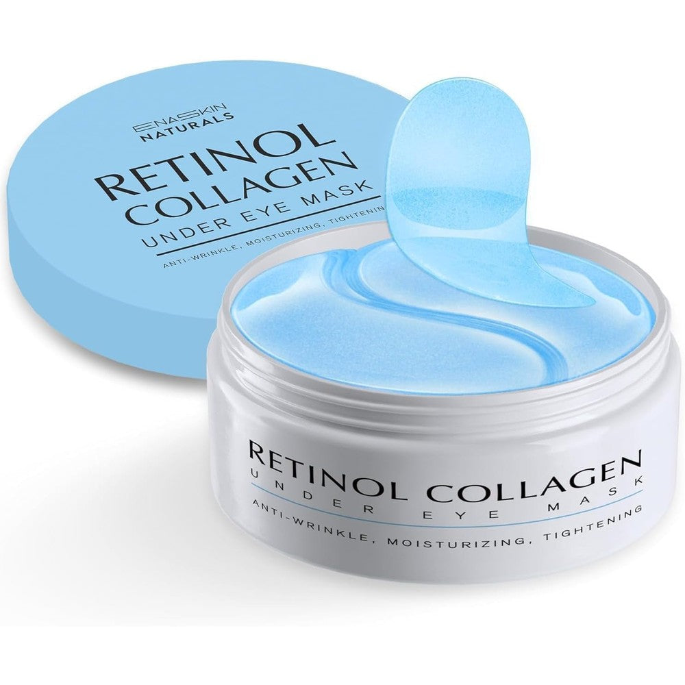 Enaskin Naturals Retinol Collagen Under Eye Patches front packaging view for dark circle treatment