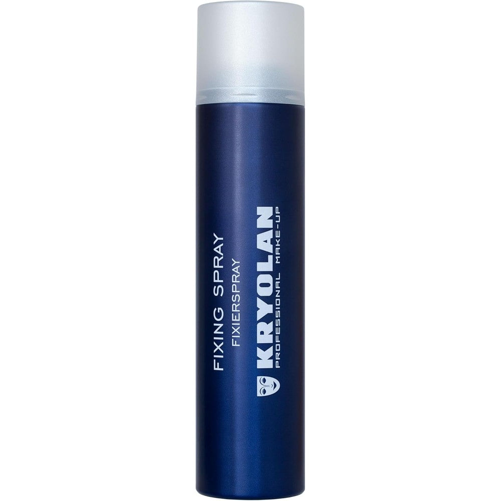 Kryolan Professional Make-up Aerosol Fixing Spray 300ml front view canister