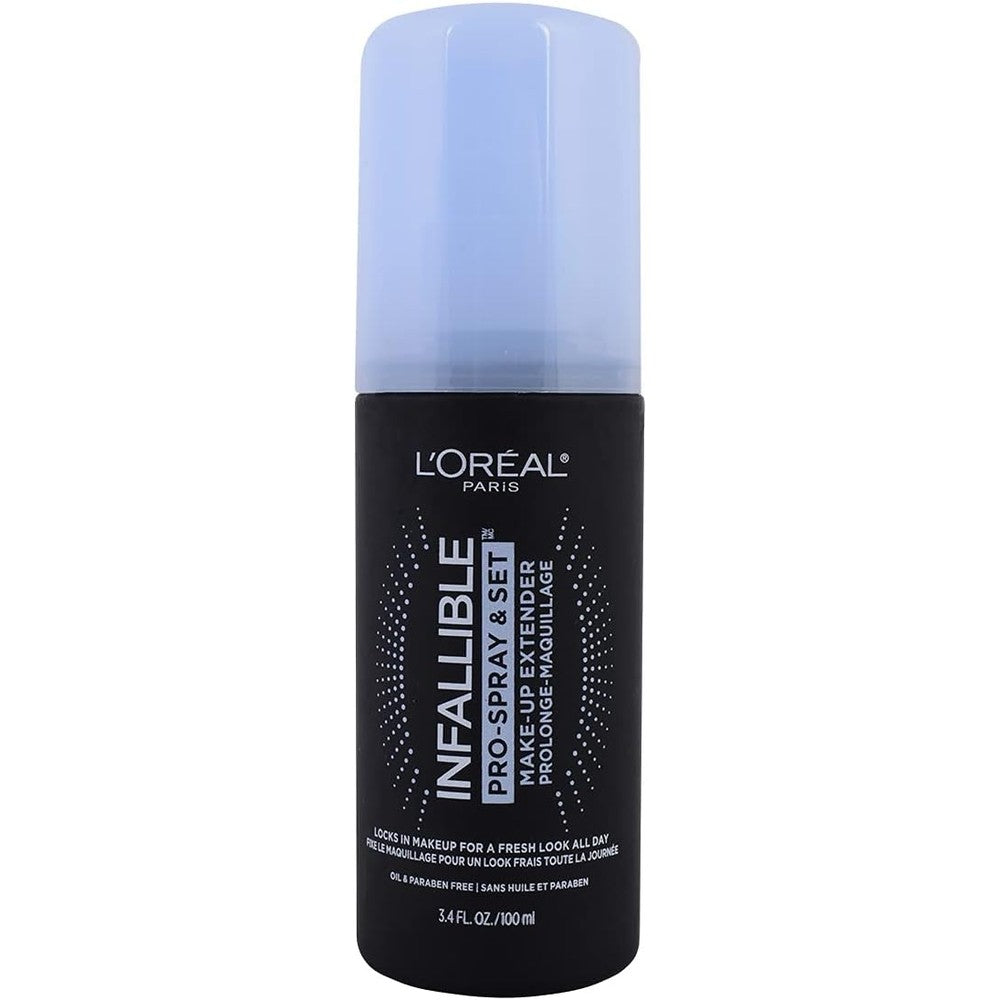 L'Oreal Paris Infallible Pro-Spray And Set Makeup Extender front view bottle
