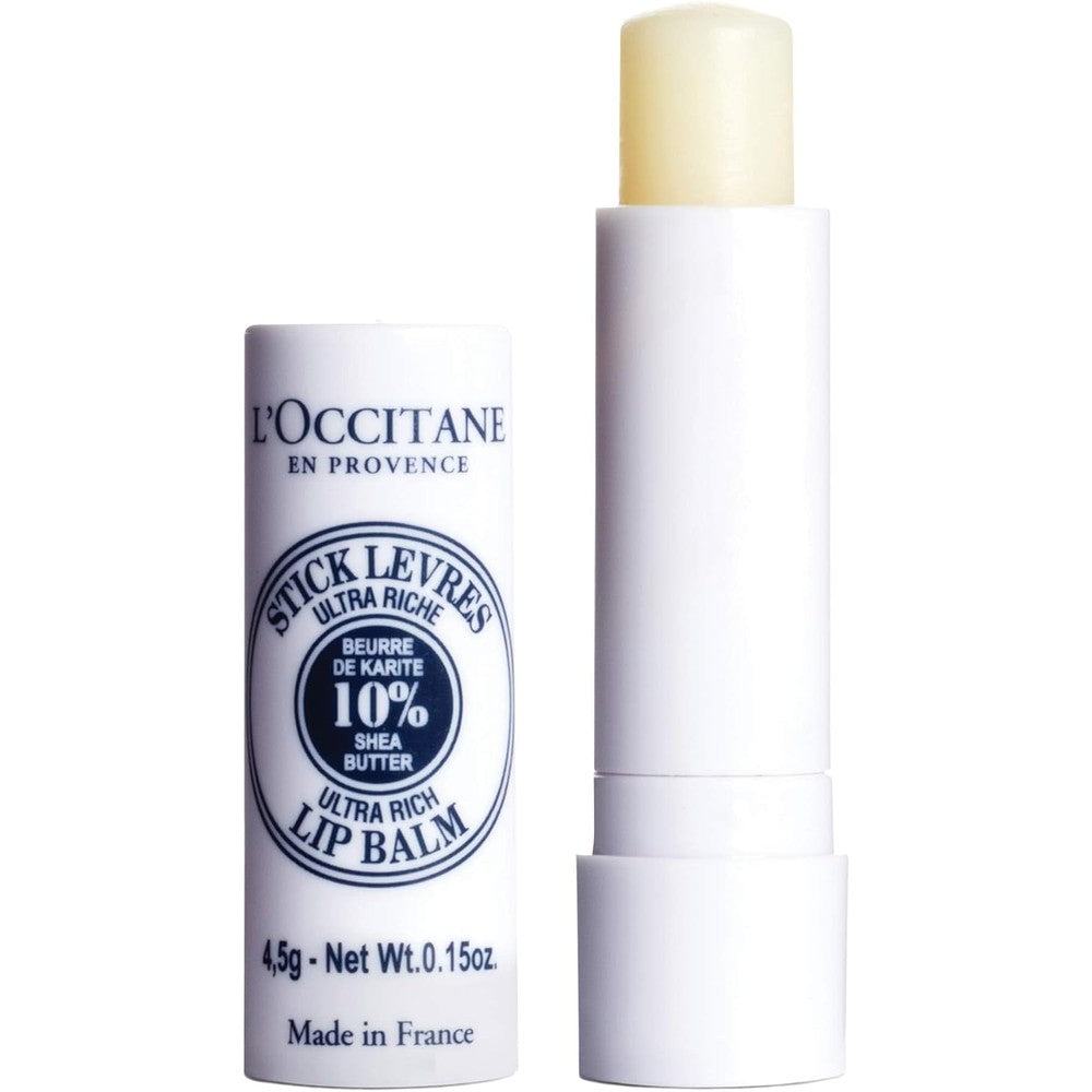 L'Occitane 10% Organic Shea Butter Ultra Rich Lip Balm Stick front view