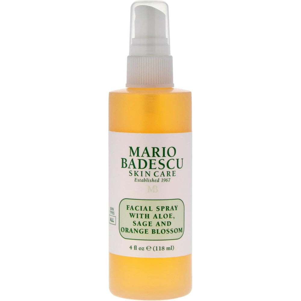 Mario Badescu Facial Spray with Aloe Sage and Orange Blossom 118ml front view bottle