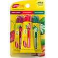 Carmex Daily Care Moisturizing Lip Balm Variety Pack front view showing three tubes