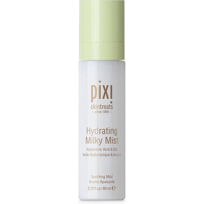 Pixi Beauty Hydrating Milky Mist 2.70 Fluid Ounce front view bottle with light green cap