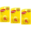 Carmex classic medicated lip balm triple pack front product view