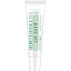 Mario Badescu moisturizing lip balm front view in white squeeze tube packaging