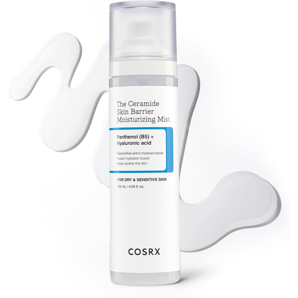 COSRX Ceramide Skin Barrier Moisturizing Mist front view bottle on a clean background.