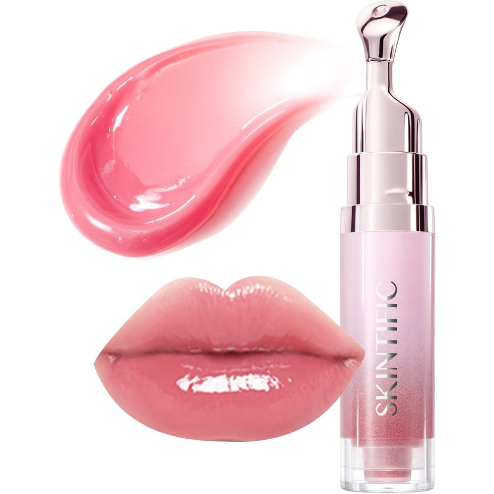 Skintific Peptide Brightening Lip Serum Baby Pink front view